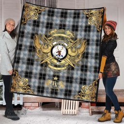 Scottish Forbes Dress Originaux Clan Tartan Quilt - Military Logo Style Scottish Plaid Tartan Plaid