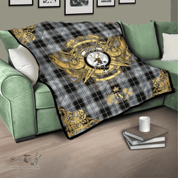 Scottish Forbes Dress Originaux Clan Tartan Quilt - Military Logo Style Scottish Plaid Tartan Plaid