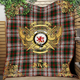 Scottish MacDuff Dress 03 Clan Tartan Quilt - Military Logo Style Scottish Plaid Tartan Plaid