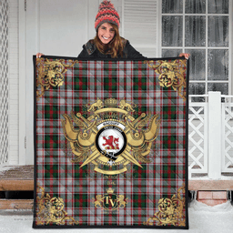 Scottish MacDuff Dress 03 Clan Tartan Quilt - Military Logo Style Scottish Plaid Tartan Plaid