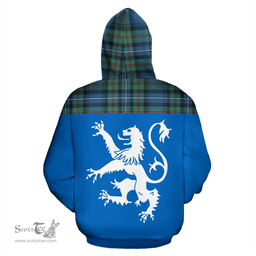 Scottish Robertson Hunting Ancient Clan Tartan Hoodie - Scotland Lion Style Scottish Plaid Tartan Plaid
