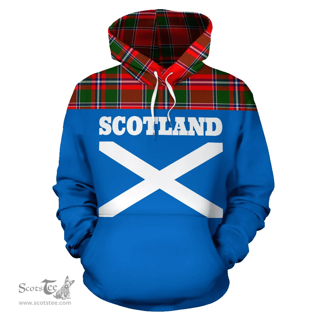 Scottish Spens Modern Clan Tartan Hoodie - Scotland Lion Style Scottish Plaid Tartan Plaid