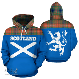 Scottish Wilson Ancient Clan Tartan Hoodie - Scotland Lion Style Scottish Plaid Tartan Plaid