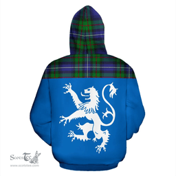 Scottish Robertson Hunting Modern Clan Tartan Hoodie - Scotland Lion Style Scottish Plaid Tartan Plaid