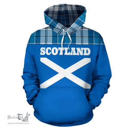 Scottish Roberton Clan Tartan Hoodie - Scotland Lion Style Scottish Plaid Tartan Plaid