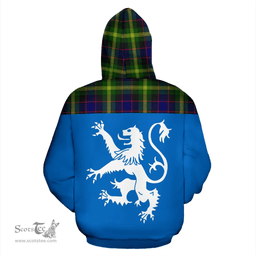 Scottish Watson Modern Clan Tartan Hoodie - Scotland Lion Style Scottish Plaid Tartan Plaid