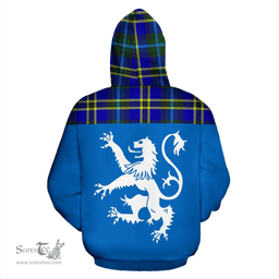 Scottish Weir Modern Clan Tartan Hoodie - Scotland Lion Style Scottish Plaid Tartan Plaid