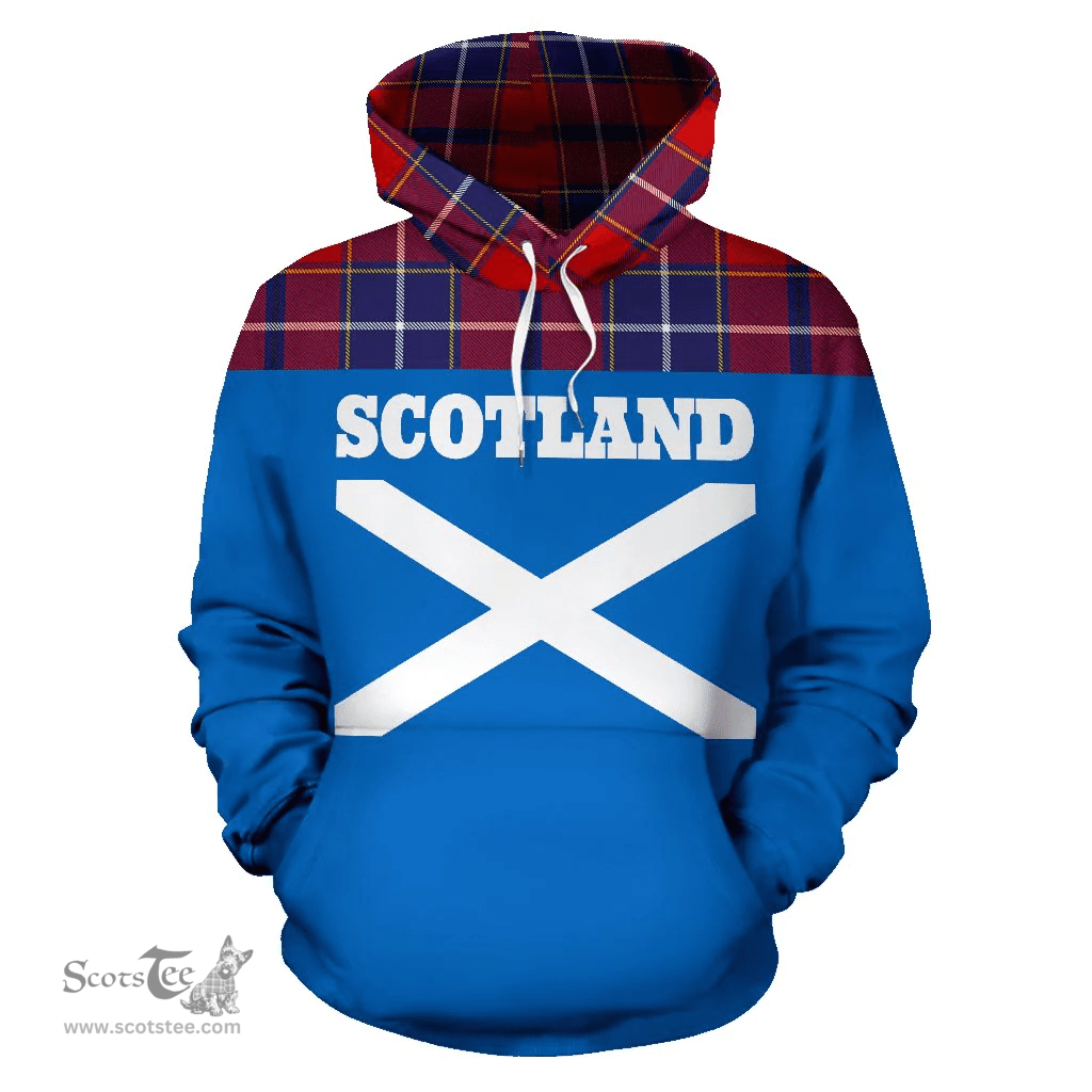 Scottish Wishart Dress Clan Tartan Hoodie - Scotland Lion Style Scottish Plaid Tartan Plaid