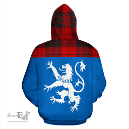 Scottish MacLeod of Raasay Clan Tartan Hoodie - Scotland Lion Style Scottish Plaid Tartan Plaid