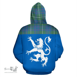 Scottish MacIntyre Hunting Clan Tartan Hoodie - Scotland Lion Style Scottish Plaid Tartan Plaid