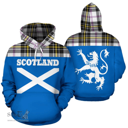 Scottish MacPherson Dress Modern Clan Tartan Hoodie - Scotland Lion Style Scottish Plaid Tartan Plaid