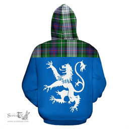 Scottish MacKenzie Dress Clan Tartan Hoodie - Scotland Lion Style Scottish Plaid Tartan Plaid