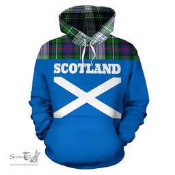 Scottish MacKenzie Dress Clan Tartan Hoodie - Scotland Lion Style Scottish Plaid Tartan Plaid