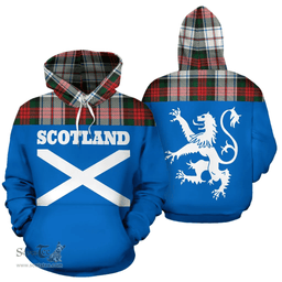 Scottish MacDuff Dress Modern Clan Tartan Hoodie - Scotland Lion Style Scottish Plaid Tartan Plaid