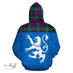 Scottish MacArthur a Milton Clan Tartan Hoodie - Scotland Lion Style Scottish Plaid Tartan Plaid