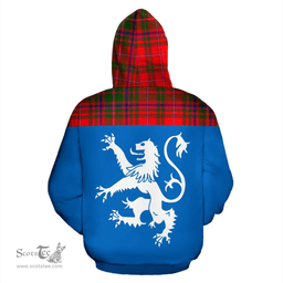 Scottish MacDougall Modern Clan Tartan Hoodie - Scotland Lion Style Scottish Plaid Tartan Plaid