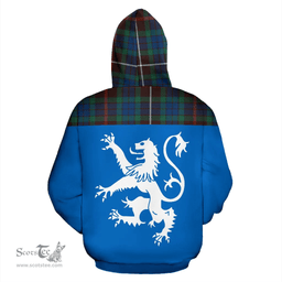 Scottish Fraser Hunting Ancient Clan Tartan Hoodie - Scotland Lion Style Scottish Plaid Tartan Plaid