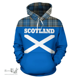 Scottish Napier Ancient Clan Tartan Hoodie - Scotland Lion Style Scottish Plaid Tartan Plaid