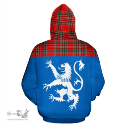 Scottish MacBean Modern Clan Tartan Hoodie - Scotland Lion Style Scottish Plaid Tartan Plaid