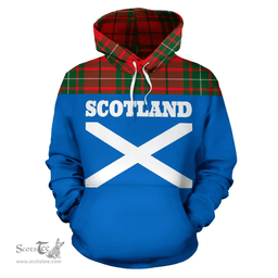 Scottish MacAulay Modern Clan Tartan Hoodie - Scotland Lion Style Scottish Plaid Tartan Plaid