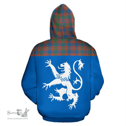 Scottish MacIntyre Clan Tartan Hoodie - Scotland Lion Style Scottish Plaid Tartan Plaid