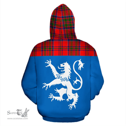 Scottish MacKillop Clan Tartan Hoodie - Scotland Lion Style Scottish Plaid Tartan Plaid