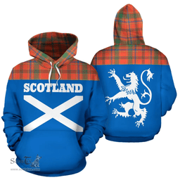 Scottish Munro Ancient Clan Tartan Hoodie - Scotland Lion Style Scottish Plaid Tartan Plaid