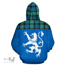 Scottish Gunn Ancient Clan Tartan Hoodie - Scotland Lion Style Scottish Plaid Tartan Plaid