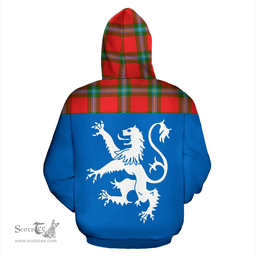 Scottish MacLaine of Loch Clan Tartan Hoodie - Scotland Lion Style Scottish Plaid Tartan Plaid
