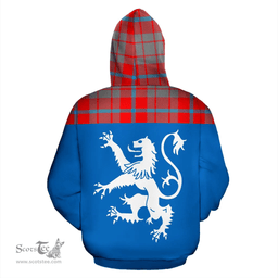 Scottish Moubray Clan Tartan Hoodie - Scotland Lion Style Scottish Plaid Tartan Plaid