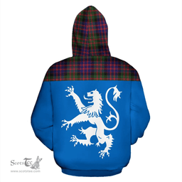Scottish MacDonald Modern Clan Tartan Hoodie - Scotland Lion Style Scottish Plaid Tartan Plaid