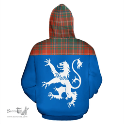 Scottish MacDougall Ancient Clan Tartan Hoodie - Scotland Lion Style Scottish Plaid Tartan Plaid