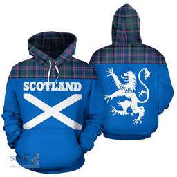 Scottish Cooper Ancient Clan Tartan Hoodie - Scotland Lion Style Scottish Plaid Tartan Plaid