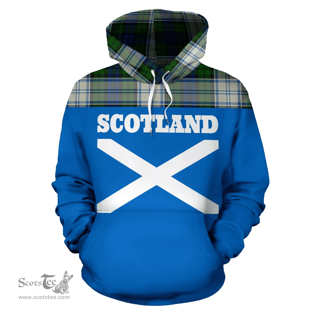 Scottish Blackwatch Dress Modern Clan Tartan Hoodie - Scotland Lion Style Scottish Plaid Tartan Plaid