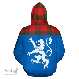 Scottish Erskine Modern Clan Tartan Hoodie - Scotland Lion Style Scottish Plaid Tartan Plaid