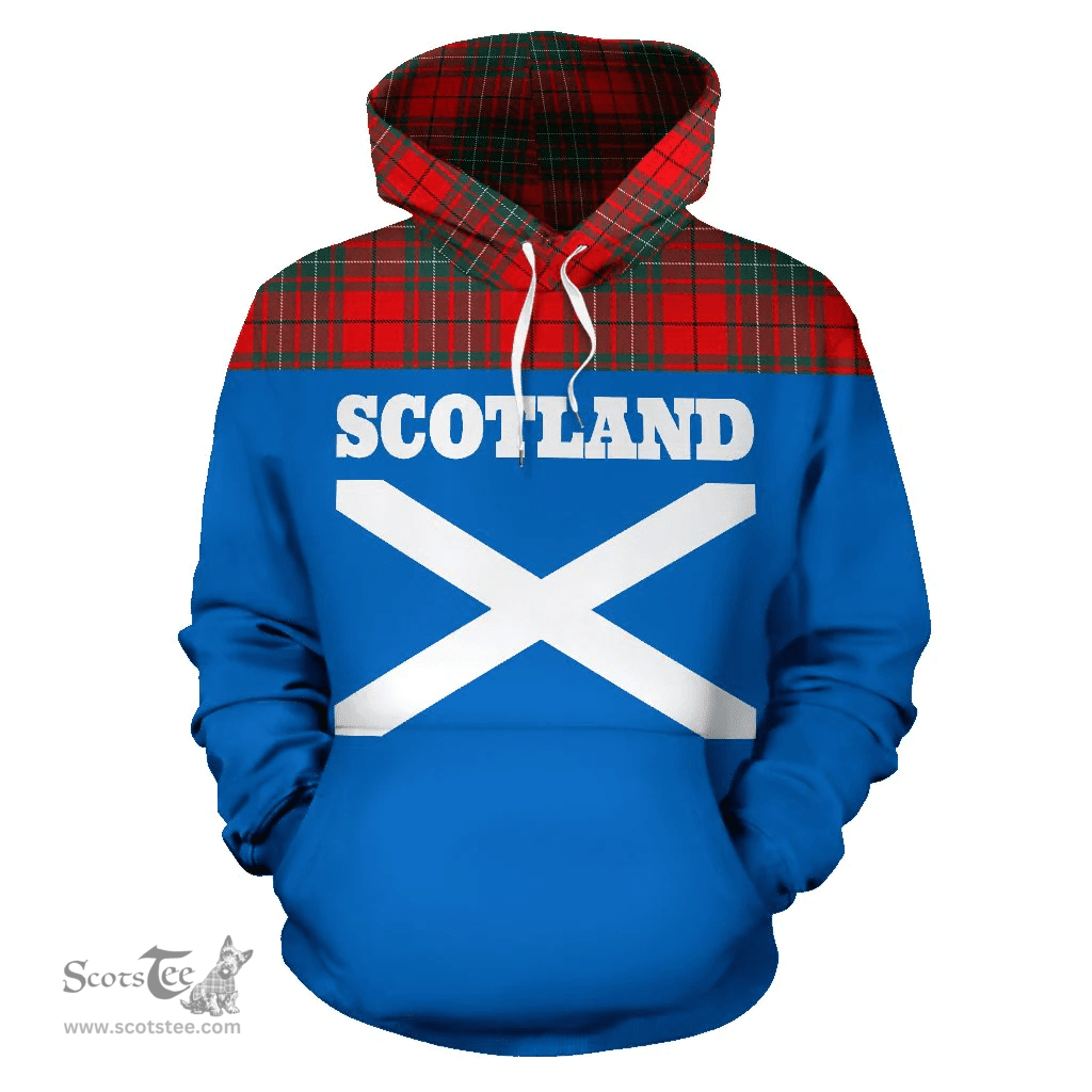 Scottish Cumming Modern Clan Tartan Hoodie - Scotland Lion Style Scottish Plaid Tartan Plaid