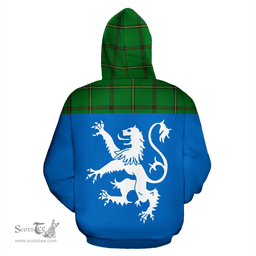 Scottish Don (Tribe-of-Mar) Clan Tartan Hoodie - Scotland Lion Style Scottish Plaid Tartan Plaid
