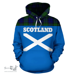 Scottish Campbell Modern Clan Tartan Hoodie - Scotland Lion Style Scottish Plaid Tartan Plaid