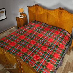 Scottish Drummond of Perth Clan Tartan Quilt - Classic Scottish Plaid Tartan Plaid