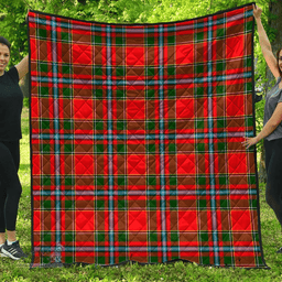 Scottish Drummond of Perth Clan Tartan Quilt - Classic Scottish Plaid Tartan Plaid