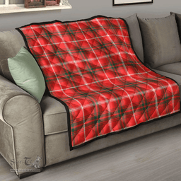 Scottish Duke of Rothesay Modern Clan Tartan Quilt - Classic Scottish Plaid Tartan Plaid