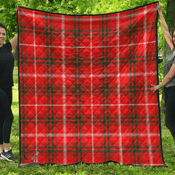 Scottish Duke of Rothesay Modern Clan Tartan Quilt - Classic Scottish Plaid Tartan Plaid