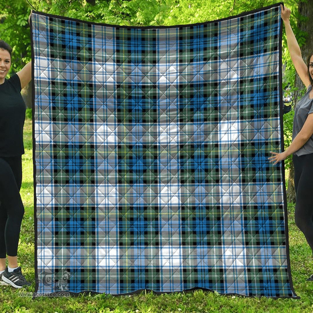 Scottish Campbell Dress Clan Tartan Quilt - Classic Scottish Plaid Tartan Plaid