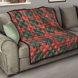 Scottish Stewart of Appin Ancient Clan Tartan Quilt - Classic Scottish Plaid Tartan Plaid