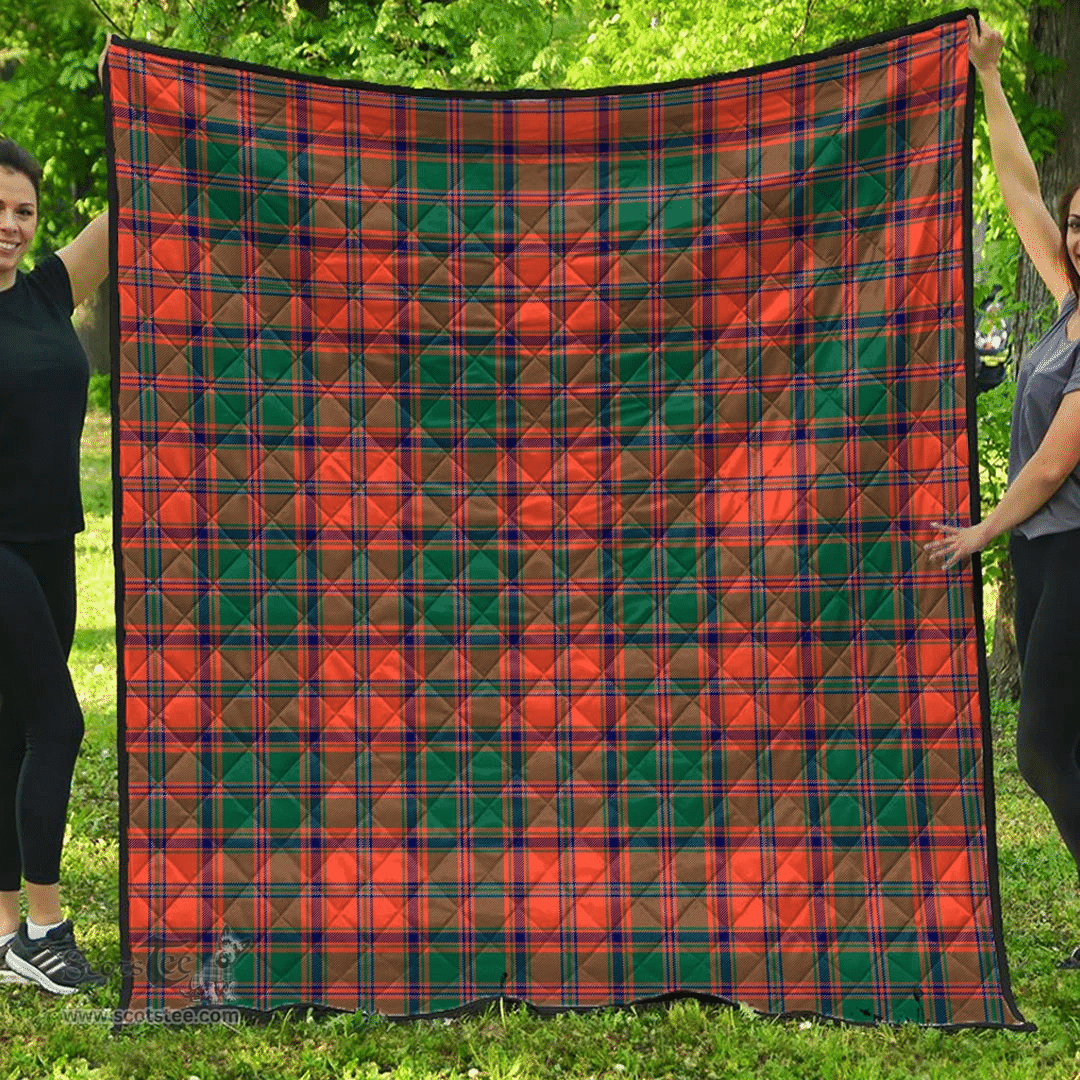 Scottish Stewart of Appin Ancient Clan Tartan Quilt - Classic Scottish Plaid Tartan Plaid