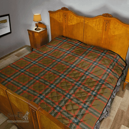 Scottish Seton Hunting Modern Clan Tartan Quilt - Classic Scottish Plaid Tartan Plaid