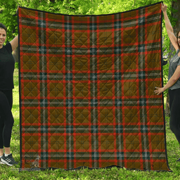 Scottish Seton Hunting Modern Clan Tartan Quilt - Classic Scottish Plaid Tartan Plaid