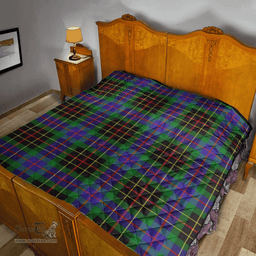 Scottish Brodie Hunting Modern Clan Tartan Quilt - Classic Scottish Plaid Tartan Plaid