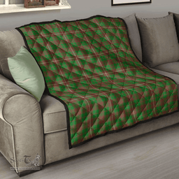 Scottish MacKinnon Hunting Modern Clan Tartan Quilt - Classic Scottish Plaid Tartan Plaid