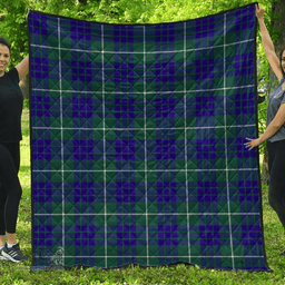 Scottish Hamilton Hunting Modern Clan Tartan Quilt - Classic Scottish Plaid Tartan Plaid